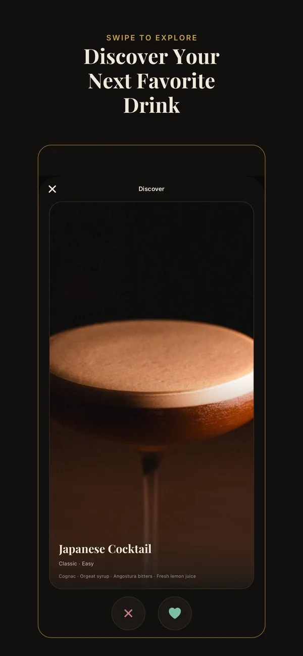HomeBar — discover drinks