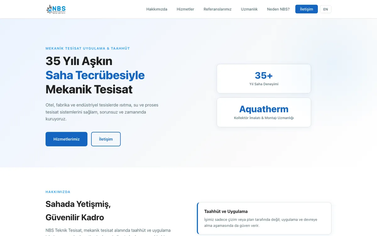 NBS Teknik homepage